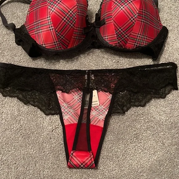 Dream Angels Demi & Thong 34DD/ Med NWT - Picture 10 of 10